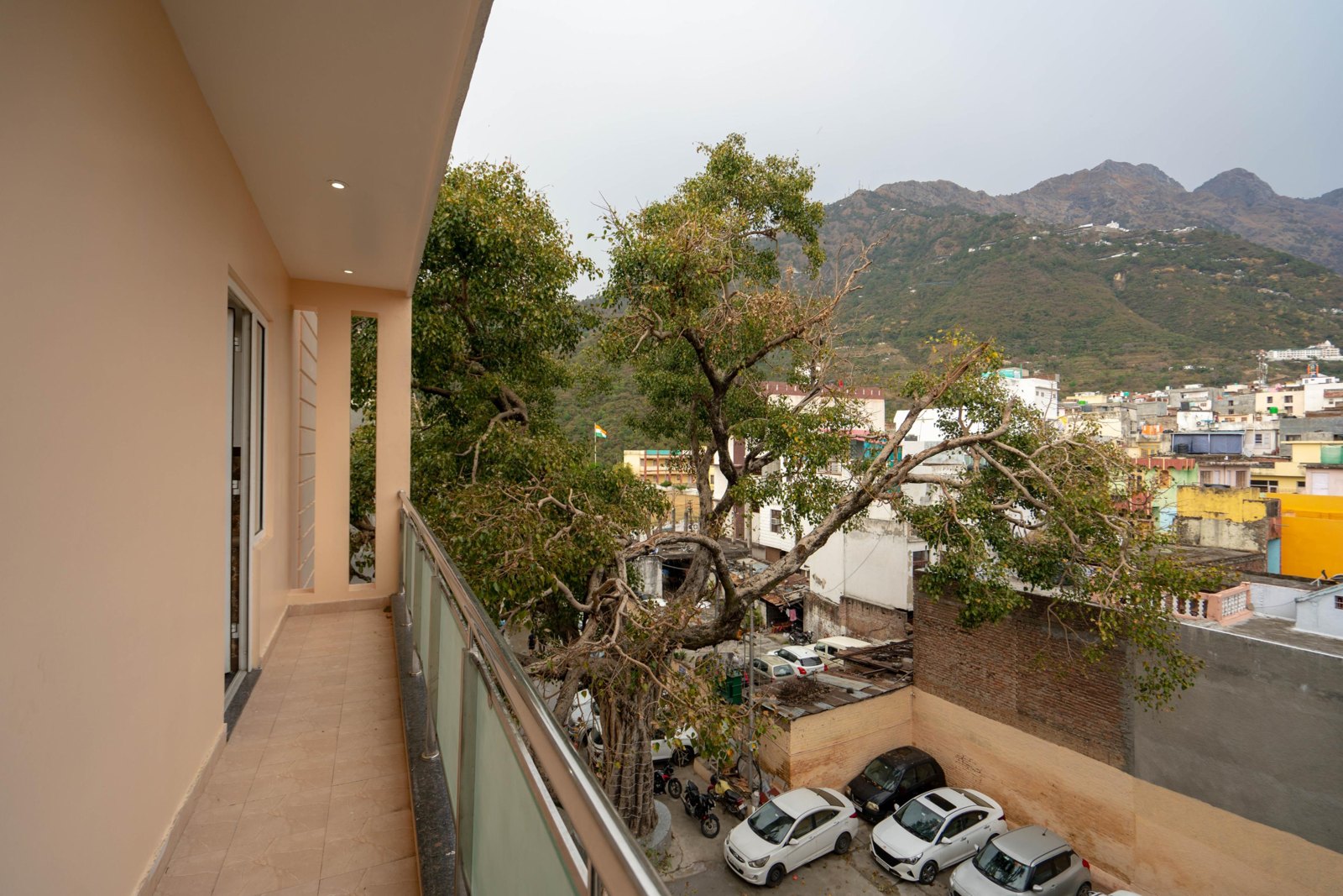 View of Katra from a balcony at The Vaishvik